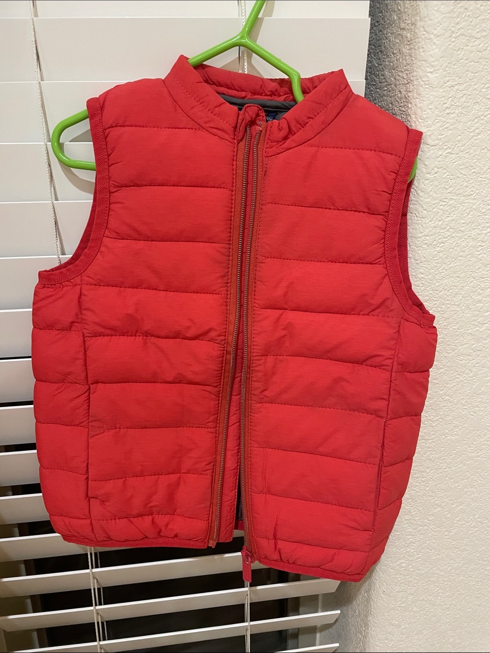 NWT OKAIDI Red Quilted Puffer Vest little kid 3years